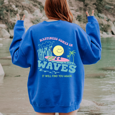 Happiness comes in waves
