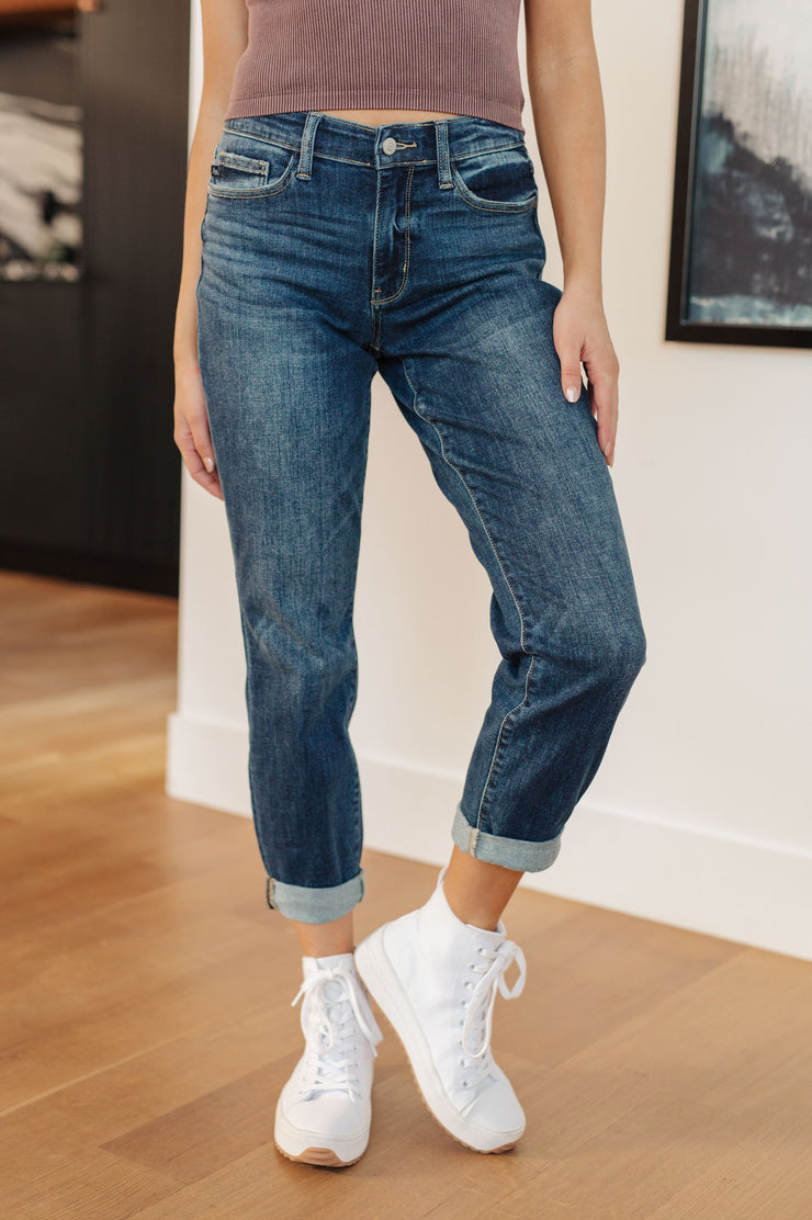 London Midrise Cuffed Boyfriend Jeans-- Use the code SPRINGJB for 20% off!