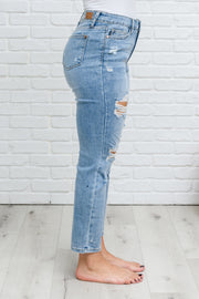 Florence High Waist Destroyed Boyfriend Jeans-- Use the code SPRINGJB for 20% off!