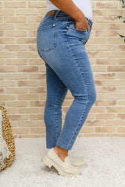 Becca Hi-Waisted Embroidered Pocket Relaxed Jeans-- Use the code SPRINGJB for 20% off!