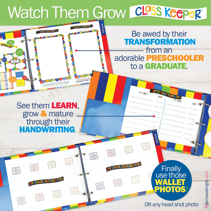 Class Keeper® Easiest School Days Memory Book & Mobile App Membership - Denise Albright® 