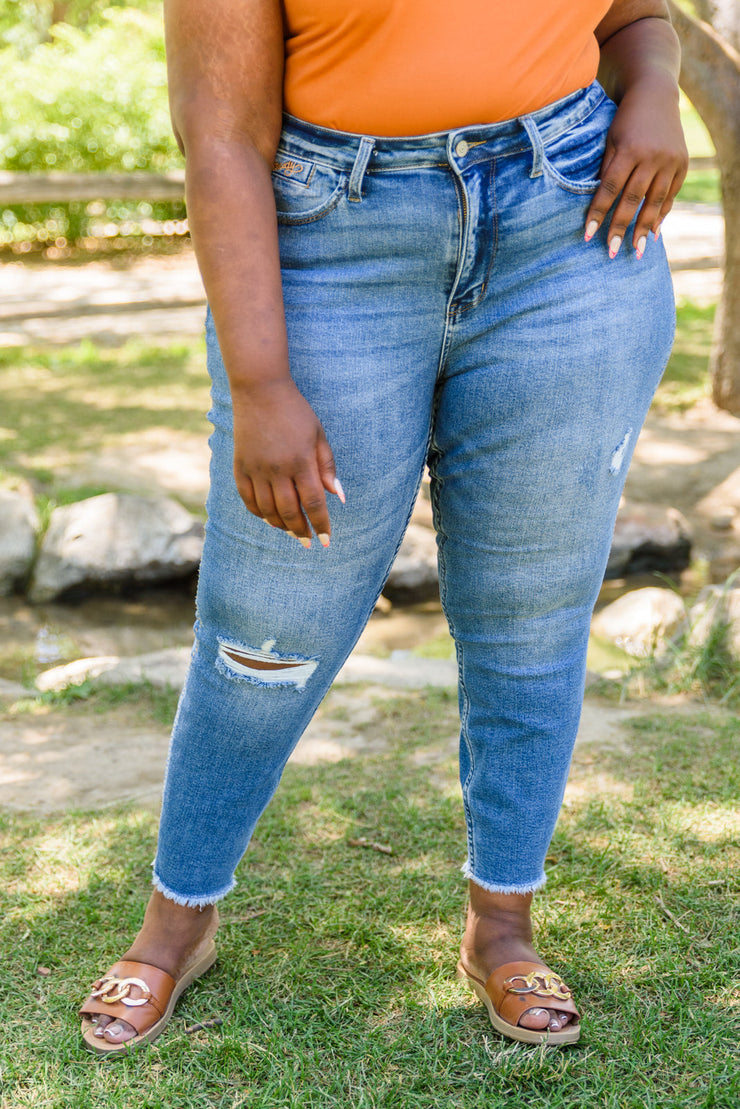 Howdy Embroidery Boyfriend Jeans-- Use the code SPRINGJB for 20% off!