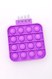 Mini Pop It Notebook in Purple