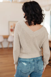 Stuck In The Moment V-Neck Sweater