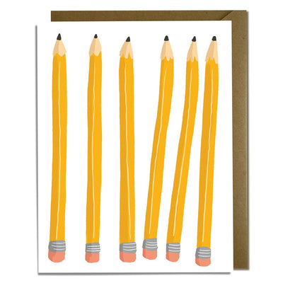 Pencils Blank Card